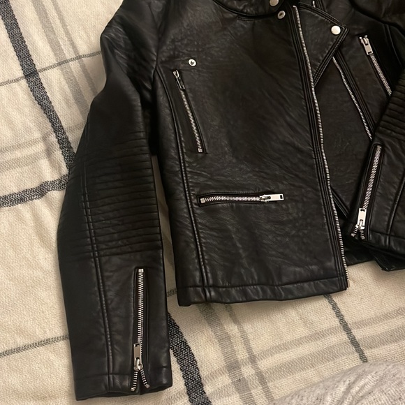 Cotton On Faux Leather Moto Jacket - Picture 5 of 6